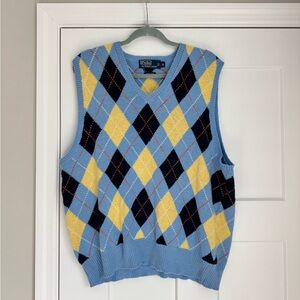 Men’s Polo Ralph Lauren classic argyle sweater vest